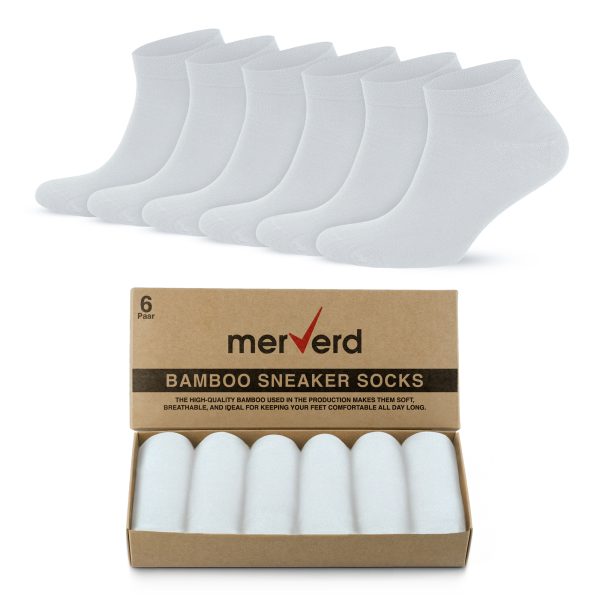 Startseite 20 Merverd White Sneaker Socks