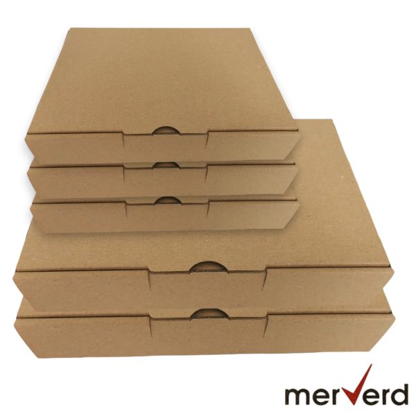 Startseite 22 merverd Maxibriefkartons Versandkartons, 35 x 25 x 5 cm, Braun, 25 Stück